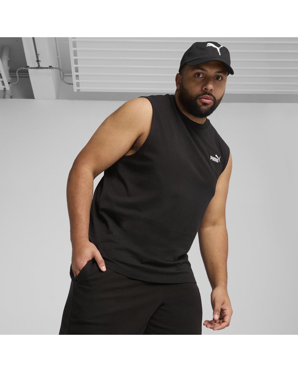 PUMA Black Essentials No. 1 Logo 10" Shorts for men