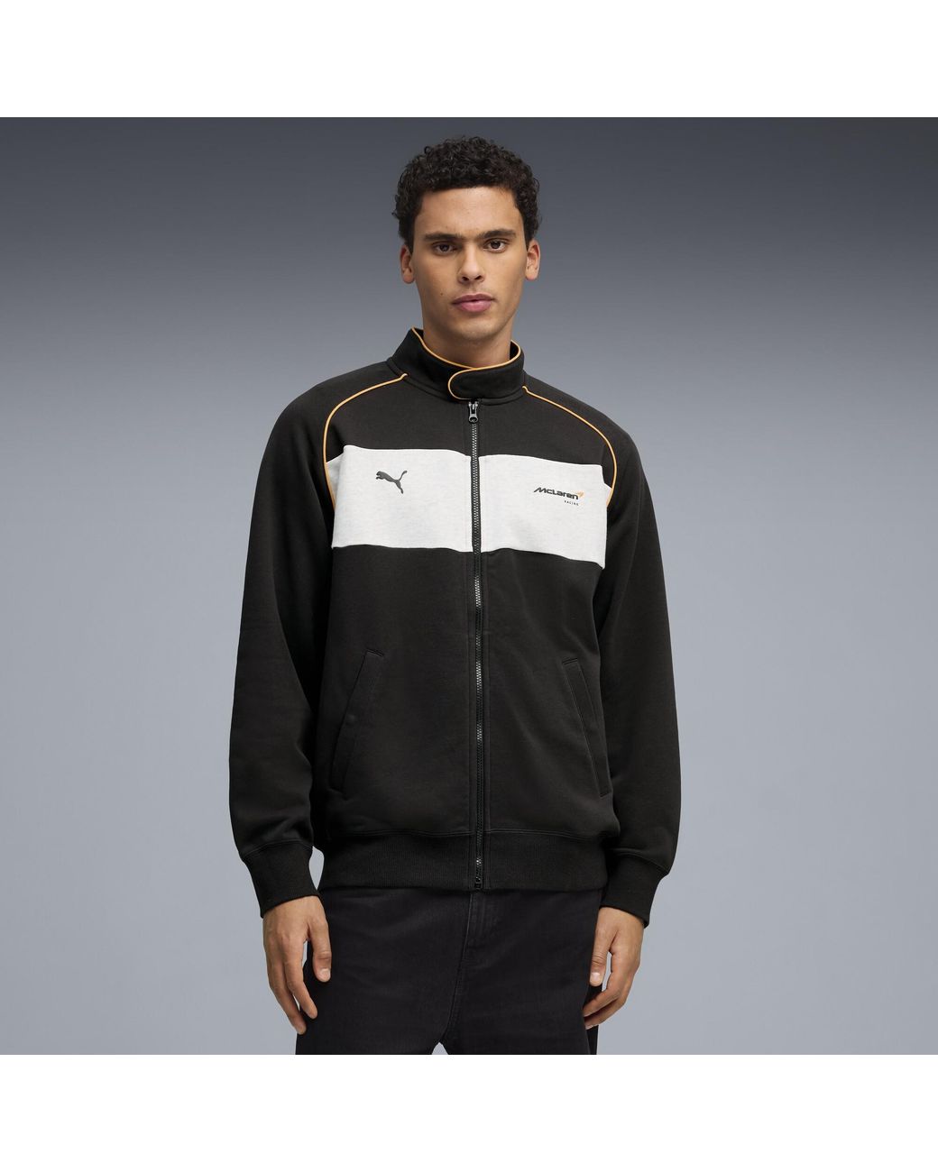 PUMA Black Mclaren Racing Track Jacket for men