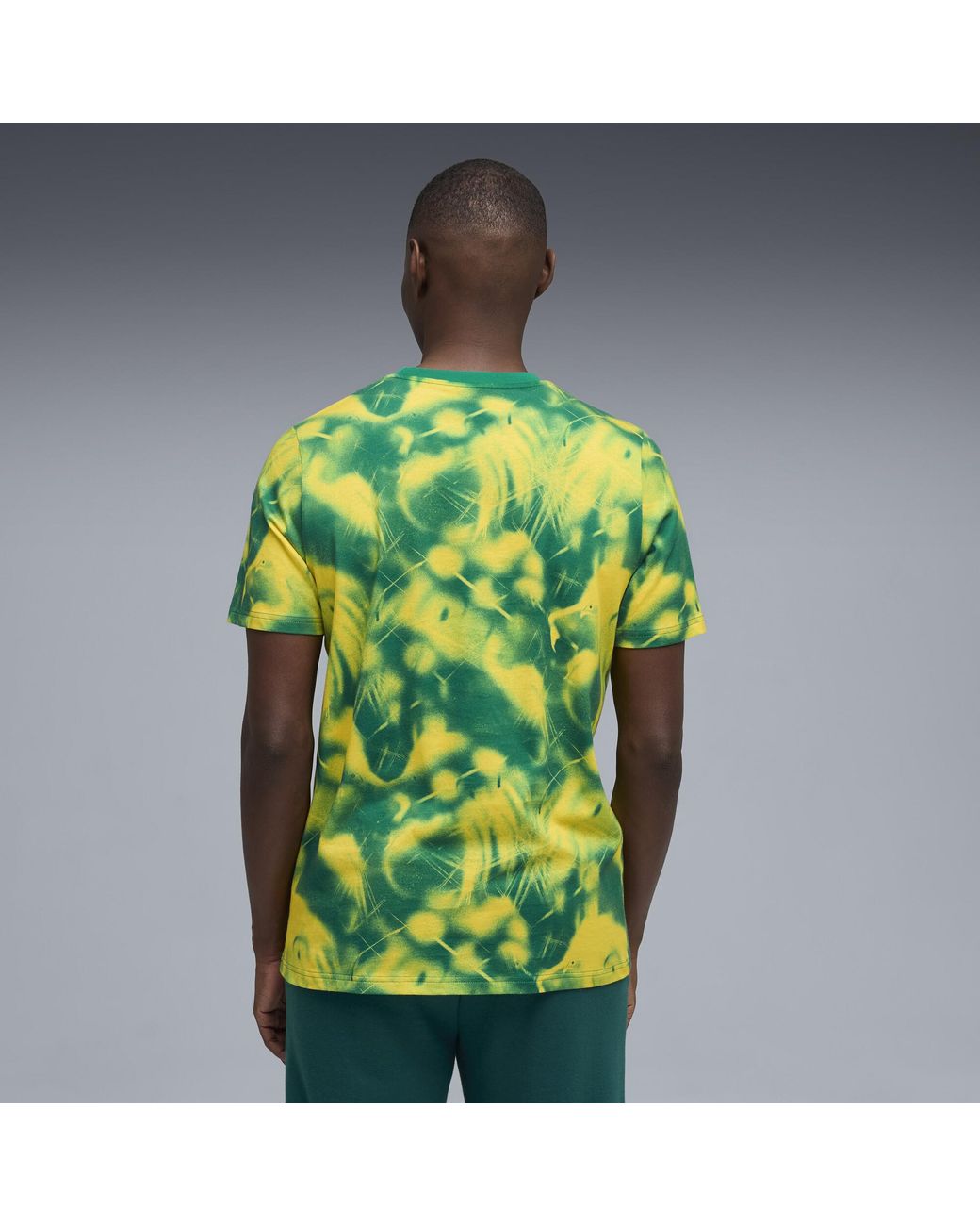 PUMA Green Senegal Ftblculture Printed T-Shirt for men