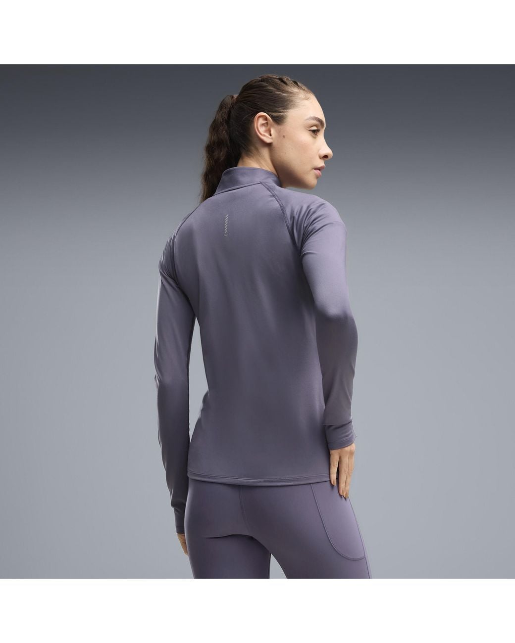 PUMA Blue Run Velocity Cloudspun Quarter-Zip Top