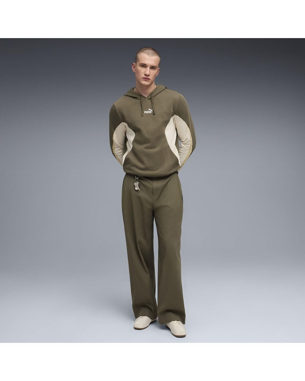 PUMA Green Essentials Block Hoodie for men
