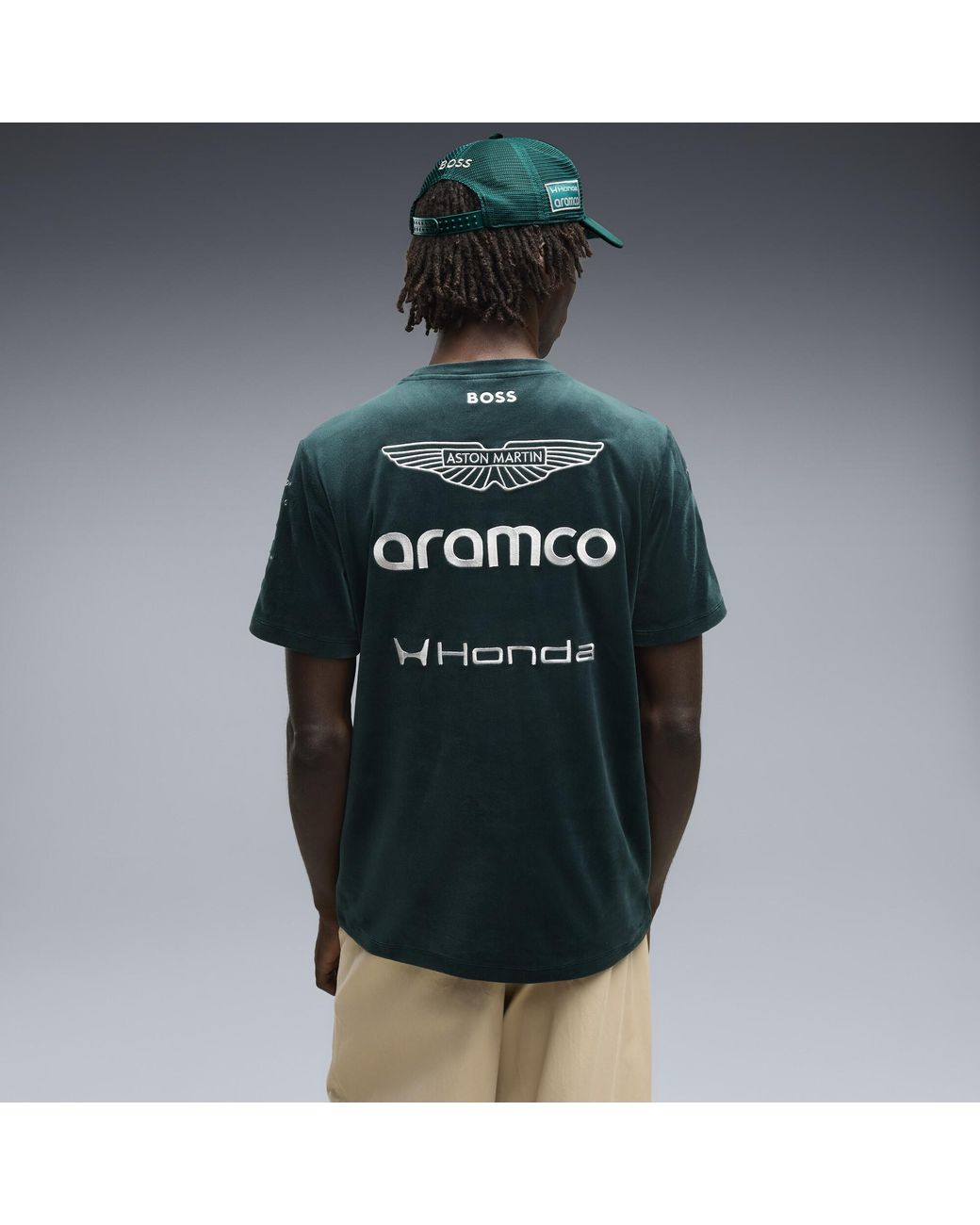 PUMA Green X Aston Martin Aramco F1 Team Replica T-Shirt for men