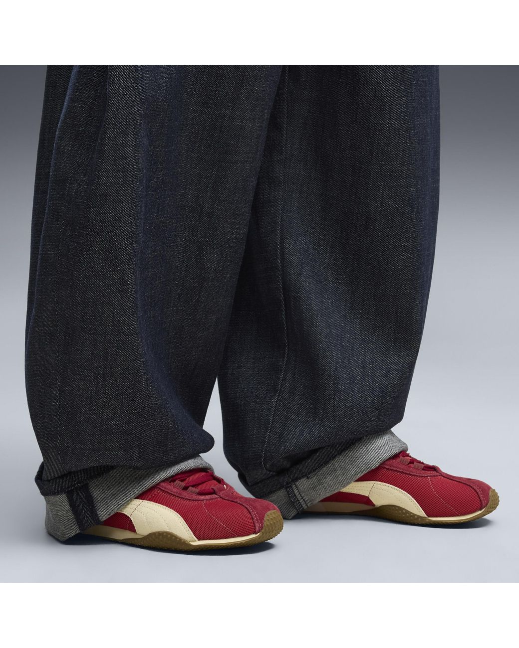 PUMA Red H-Street Elastic Sneakers