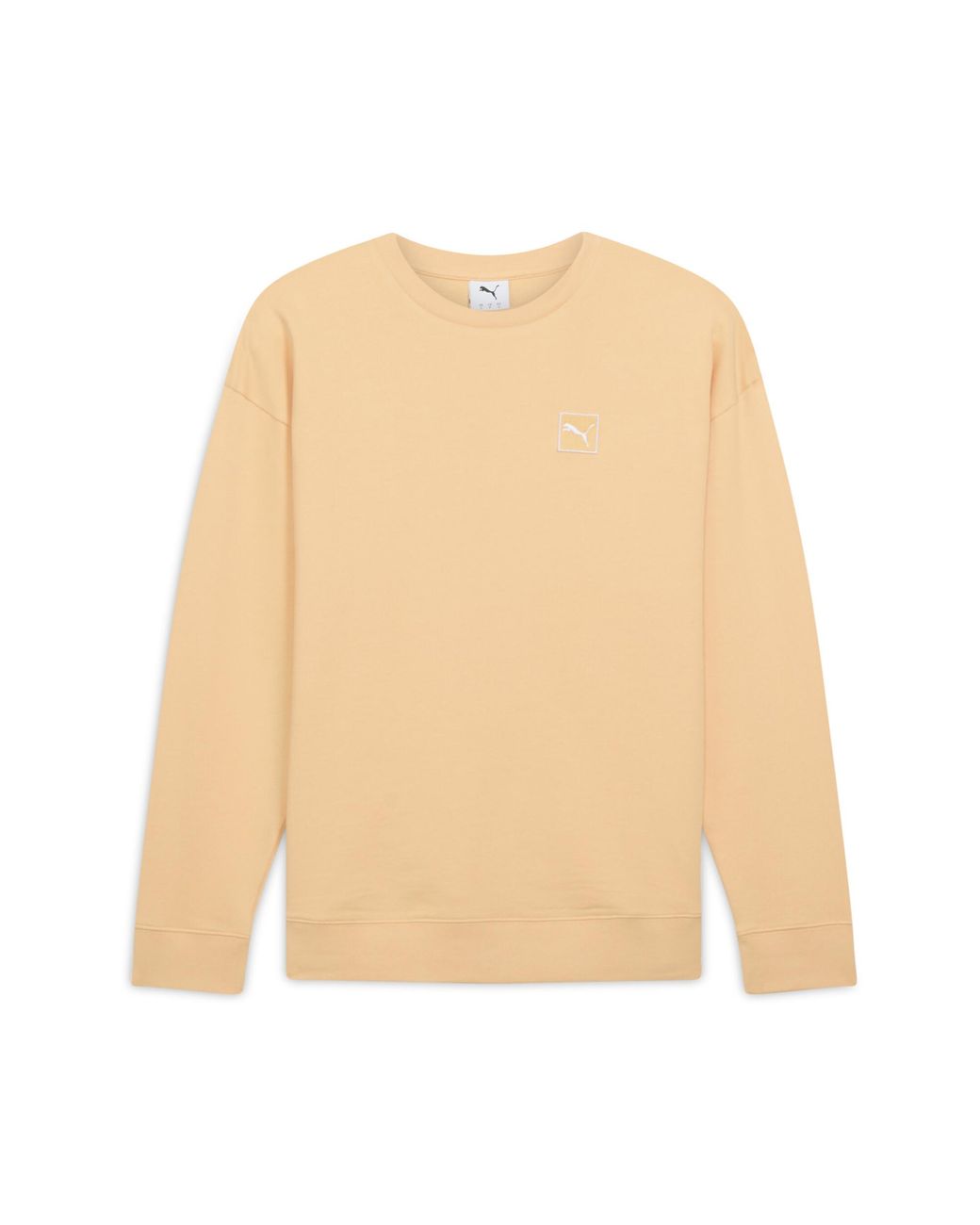 PUMA Orange Elevated Essentials Comfort Crew Sweatshirt