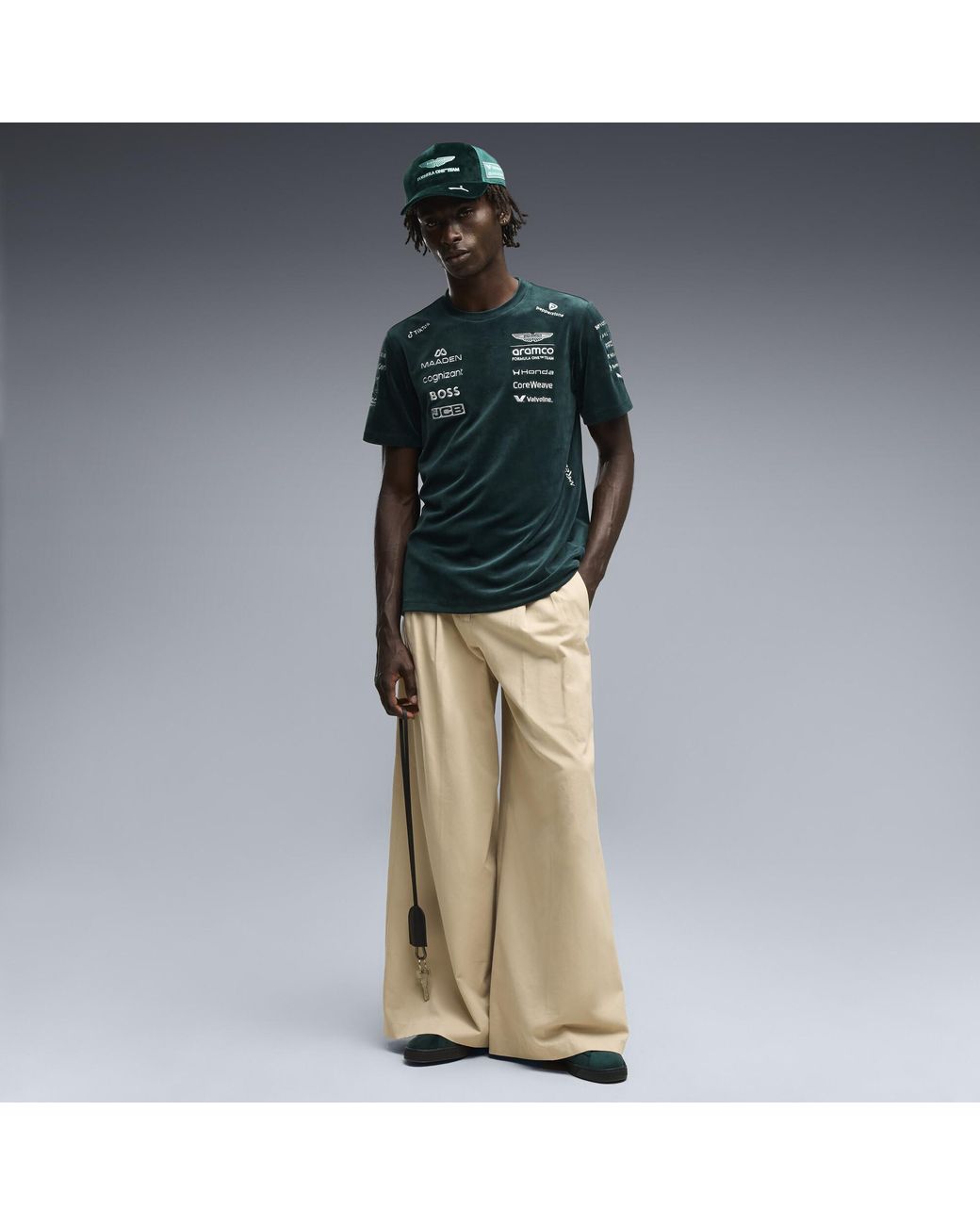 PUMA Green X Aston Martin Aramco F1 Team Replica T-Shirt for men