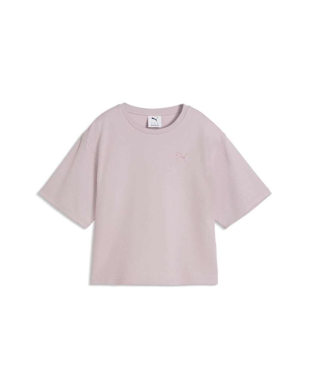 T-Shirt Essentials Elevated Dal Taglio Morbido Da Donna, Abbigliamento, Rosa di PUMA in Gray