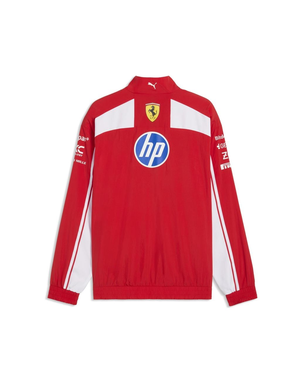 PUMA Red Scuderia Ferrari Hp Replica Drivers Authentic Track Jacket for men