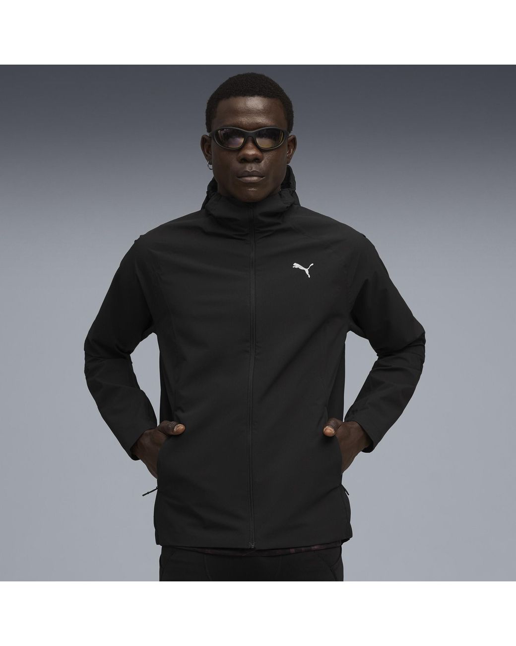 PUMA Black Run Raincell Jacket for men