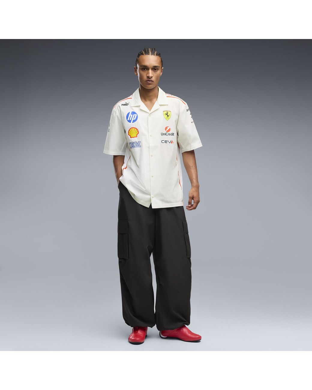 PUMA Red Scuderia Ferrari Future Cat Monza Sneakers