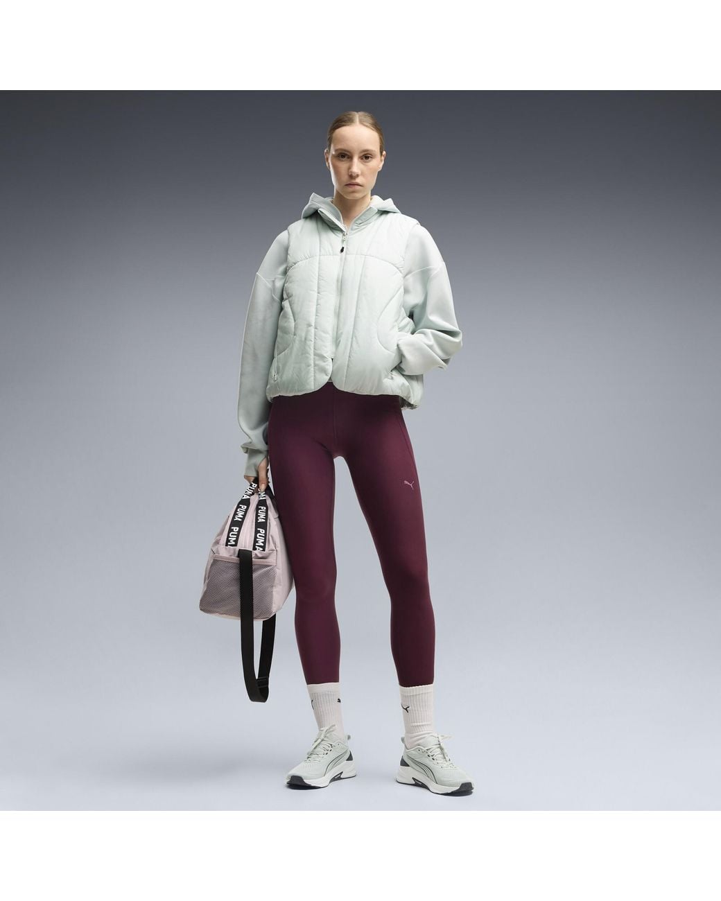 PUMA Purple Cloudspun High-Waist Tights