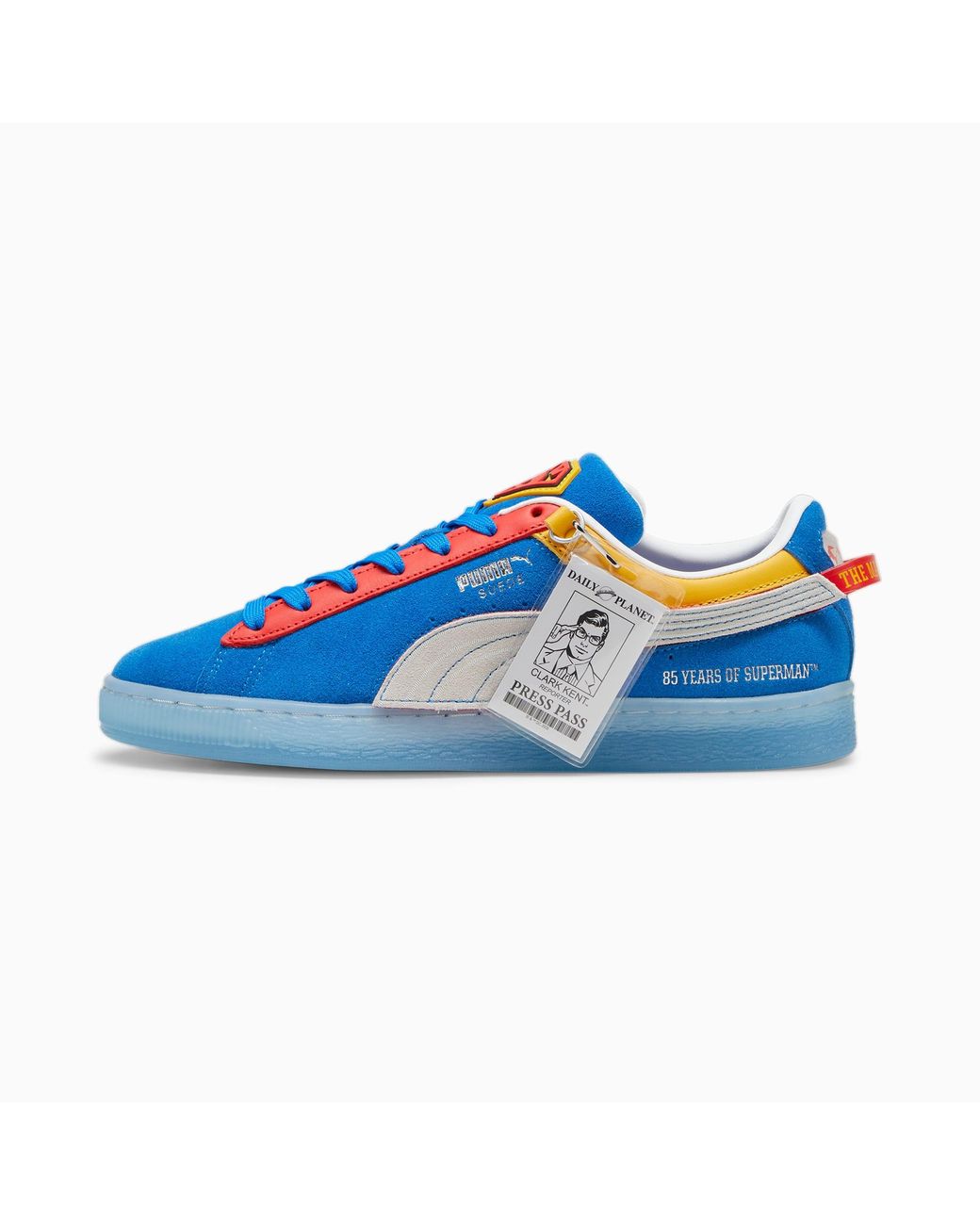 Chaussures Superman Sur Mesure - Talons, Fait Main, Taille Variable, Neuf Avec Boîte