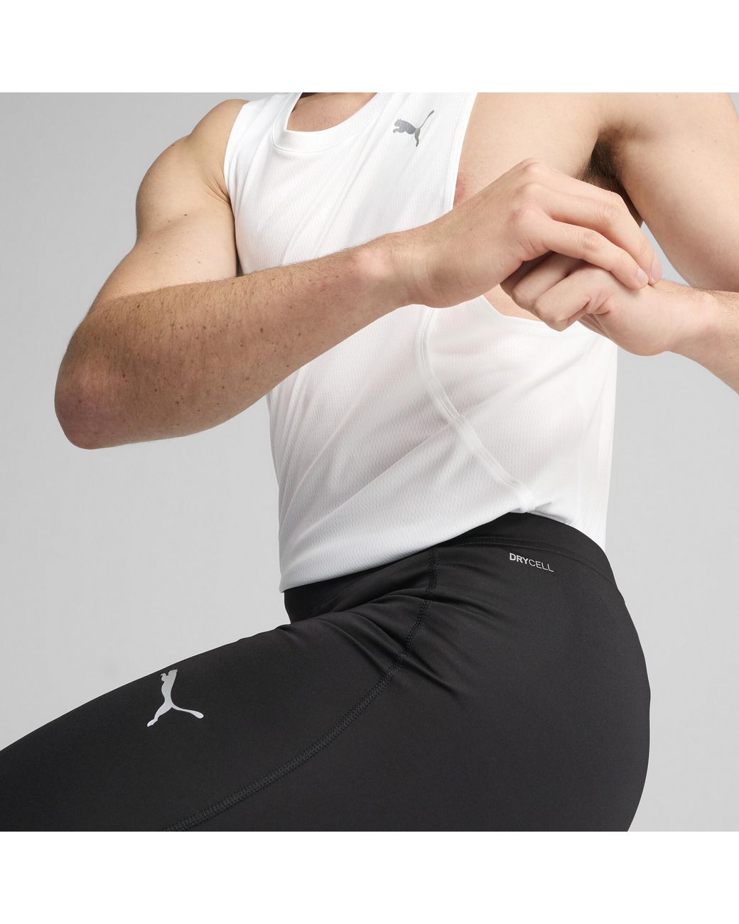 PUMA Black Run Foundation 8" Short Tights for men
