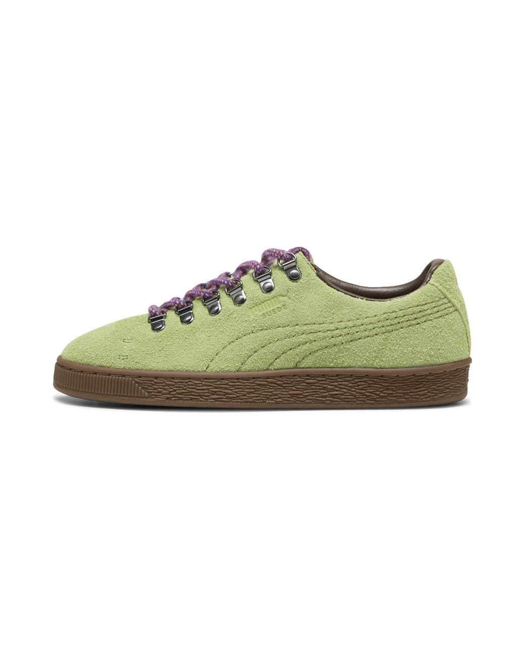PUMA Green Suede Hike Sneakers