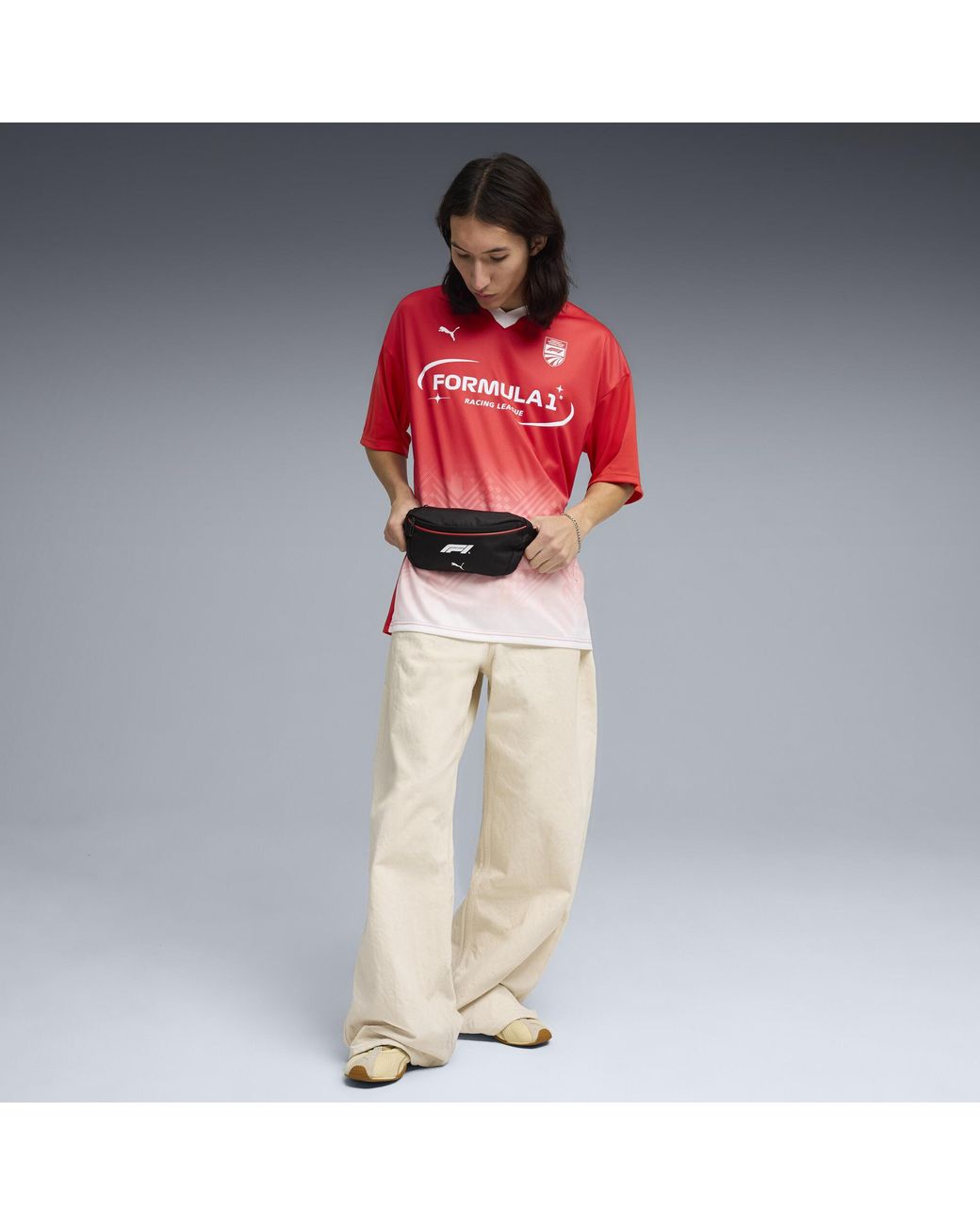 PUMA Red F1 Canada Relaxed Jersey for men