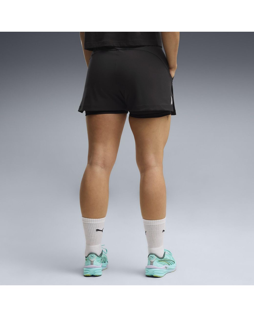 PUMA Black X Hyrox 2-In-1 3" Shorts