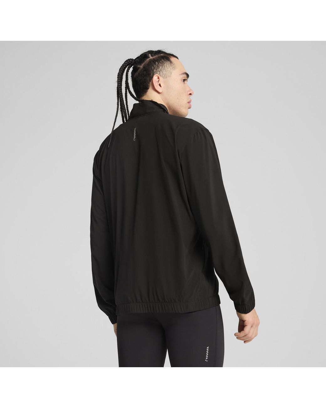 PUMA Velocity Geweven Hardloopjack Voor in het Black voor heren