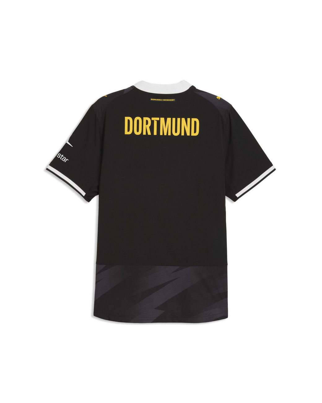 PUMA Black Borussia Dortmund 26/27 Authentic Away Jersey for men