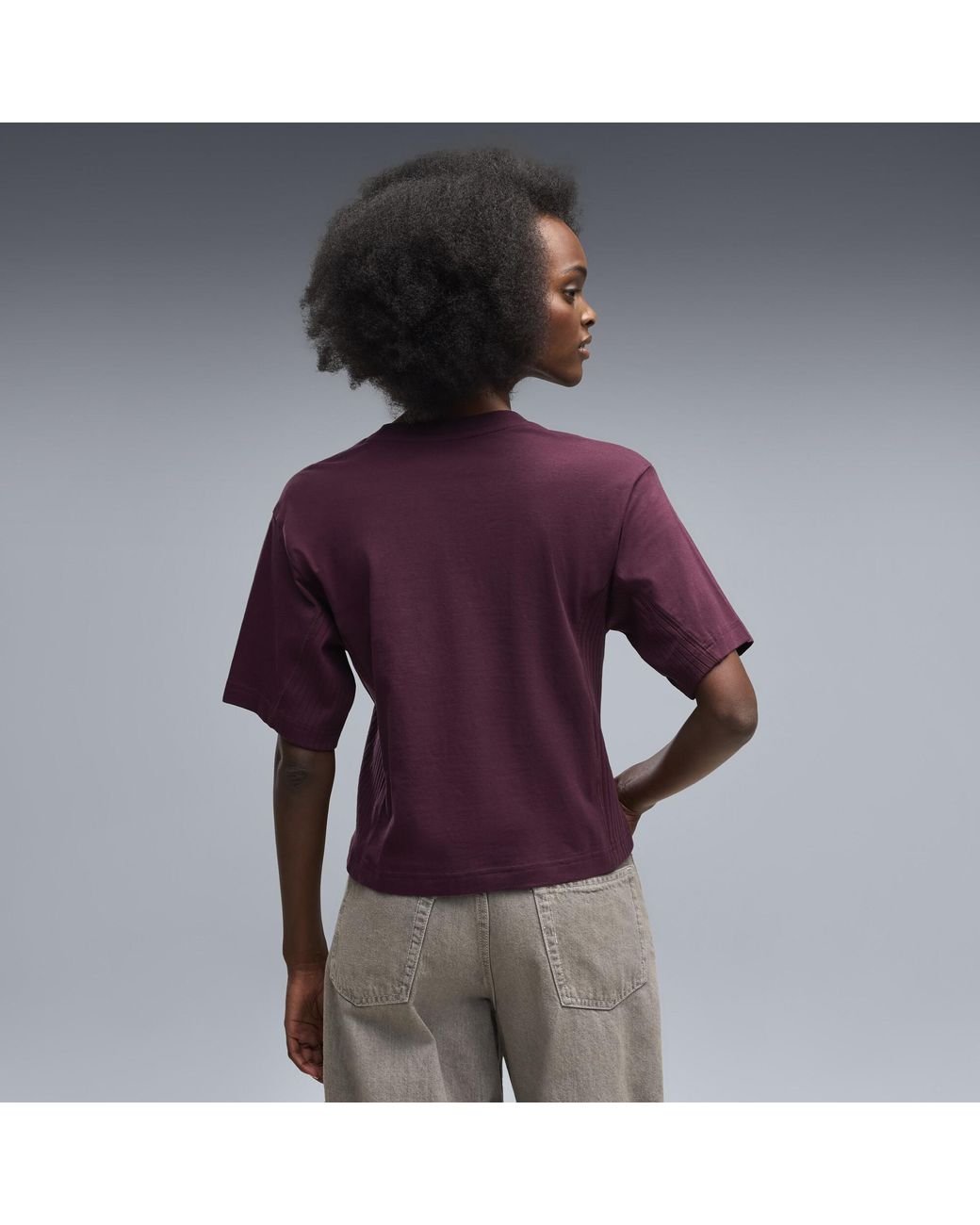 PUMA Purple Her Relaxed T-Shirt