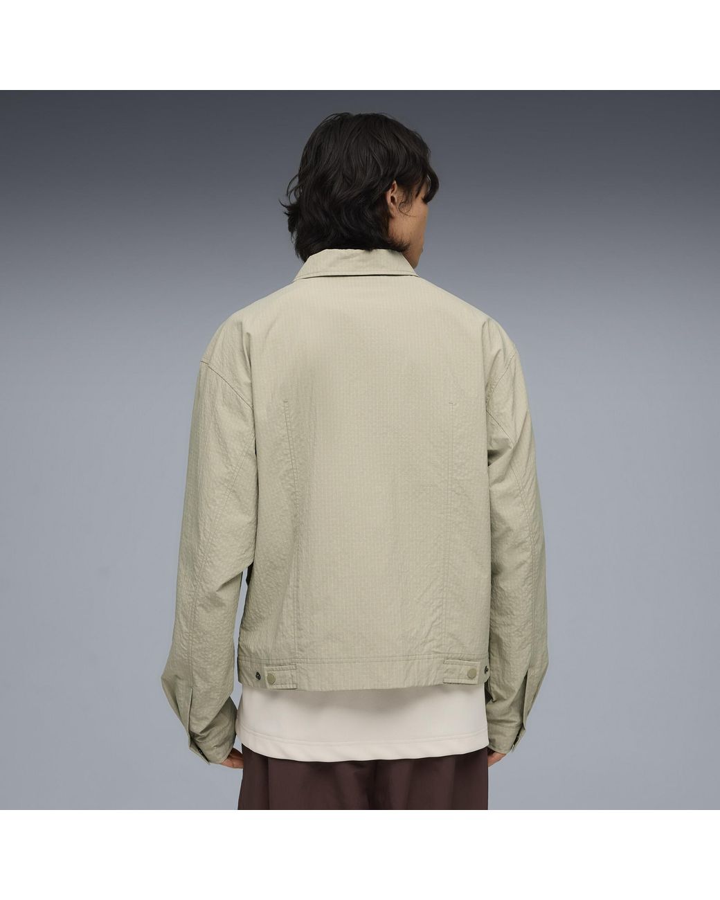 PUMA Gray Wardrobe Essentials Utility Jacket for men