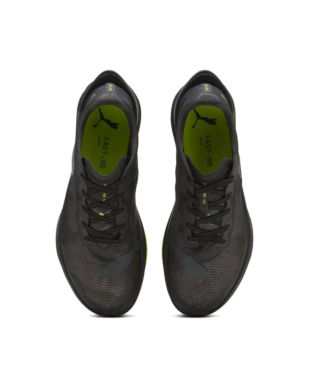 PUMA Green Fast-Rb Nitro Elite 2 Laced Running Shoes for men