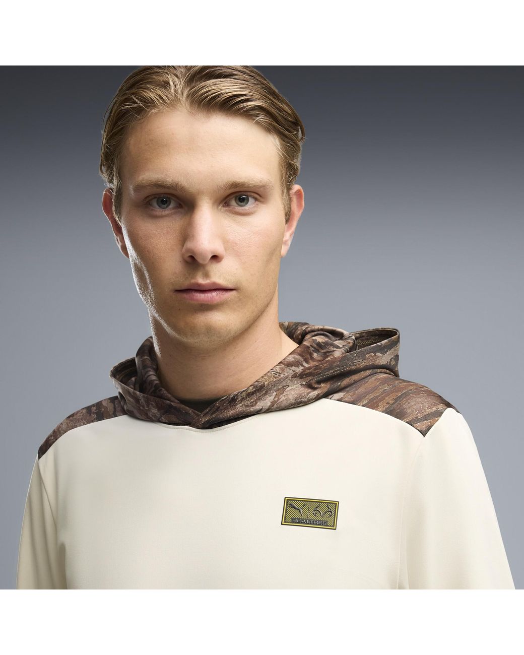 PUMA Natural X Realtree Cloudspun Tech Golf Hoodie for men