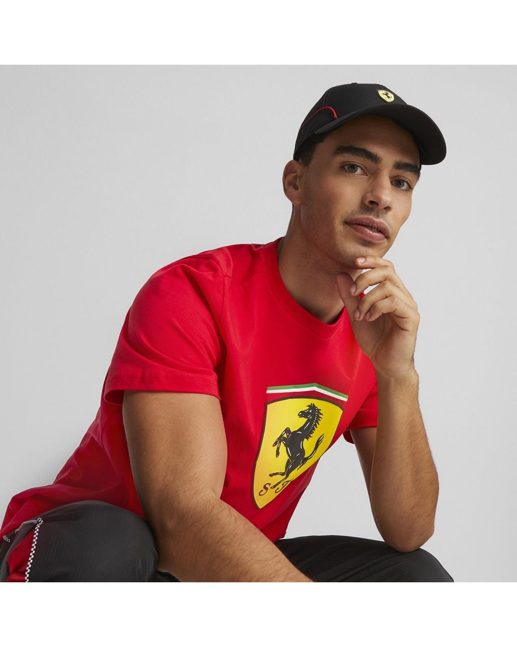 PUMA Scuderia Ferrari Race Baseball Cap Black S for men