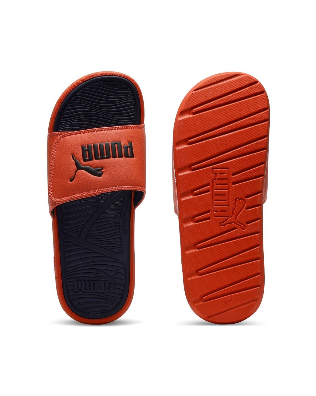 PUMA Brown Cool Cat 2.0 Slides for men