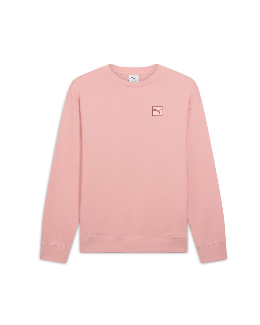 PUMA Pink Elevated Essentials Comfort Crew Sweatshirt