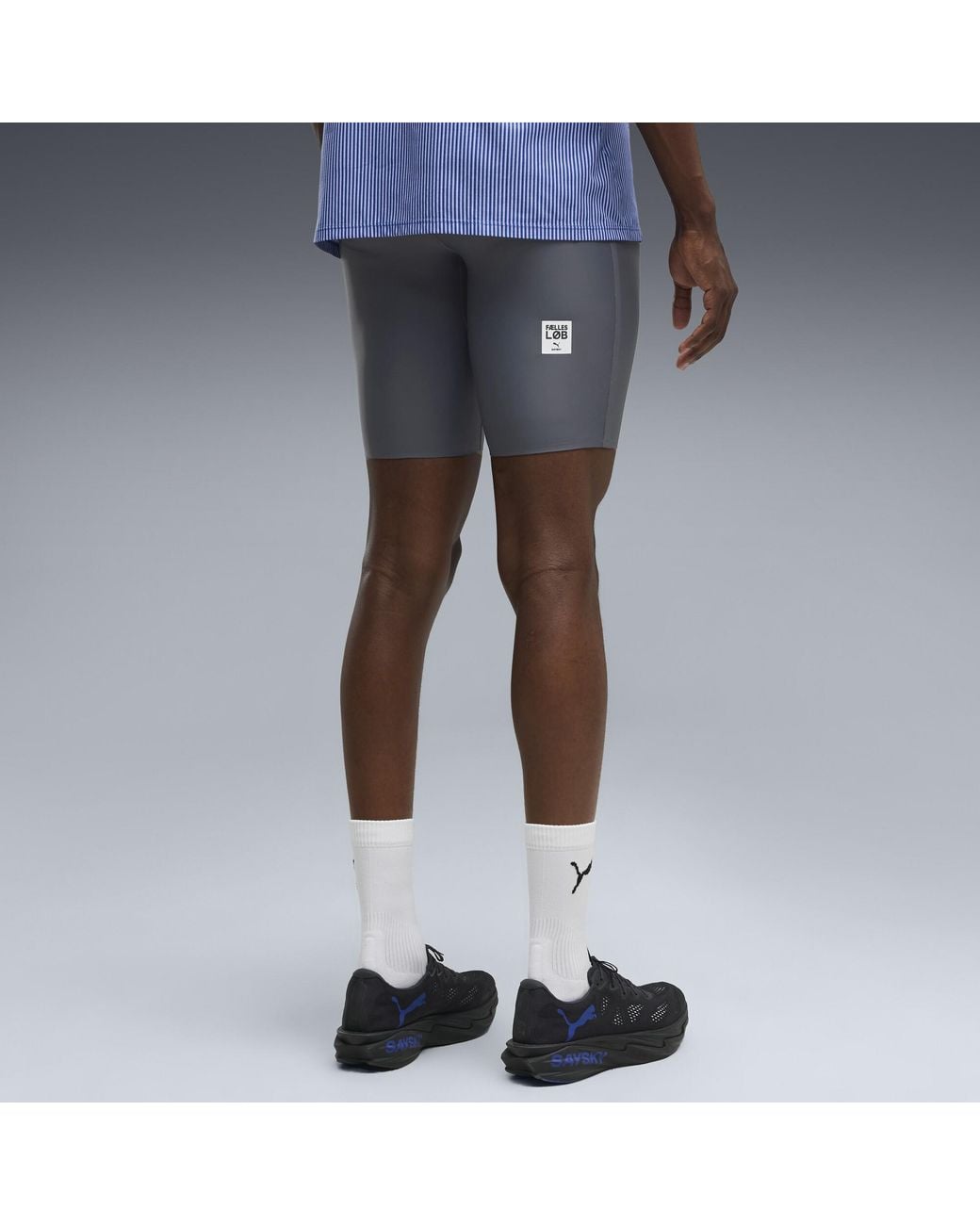PUMA Gray X Saysky 9" Half Tights for men