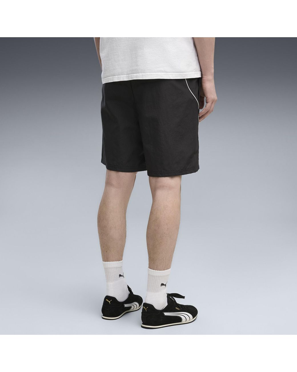 PUMA Black Sport Woven Shorts for men