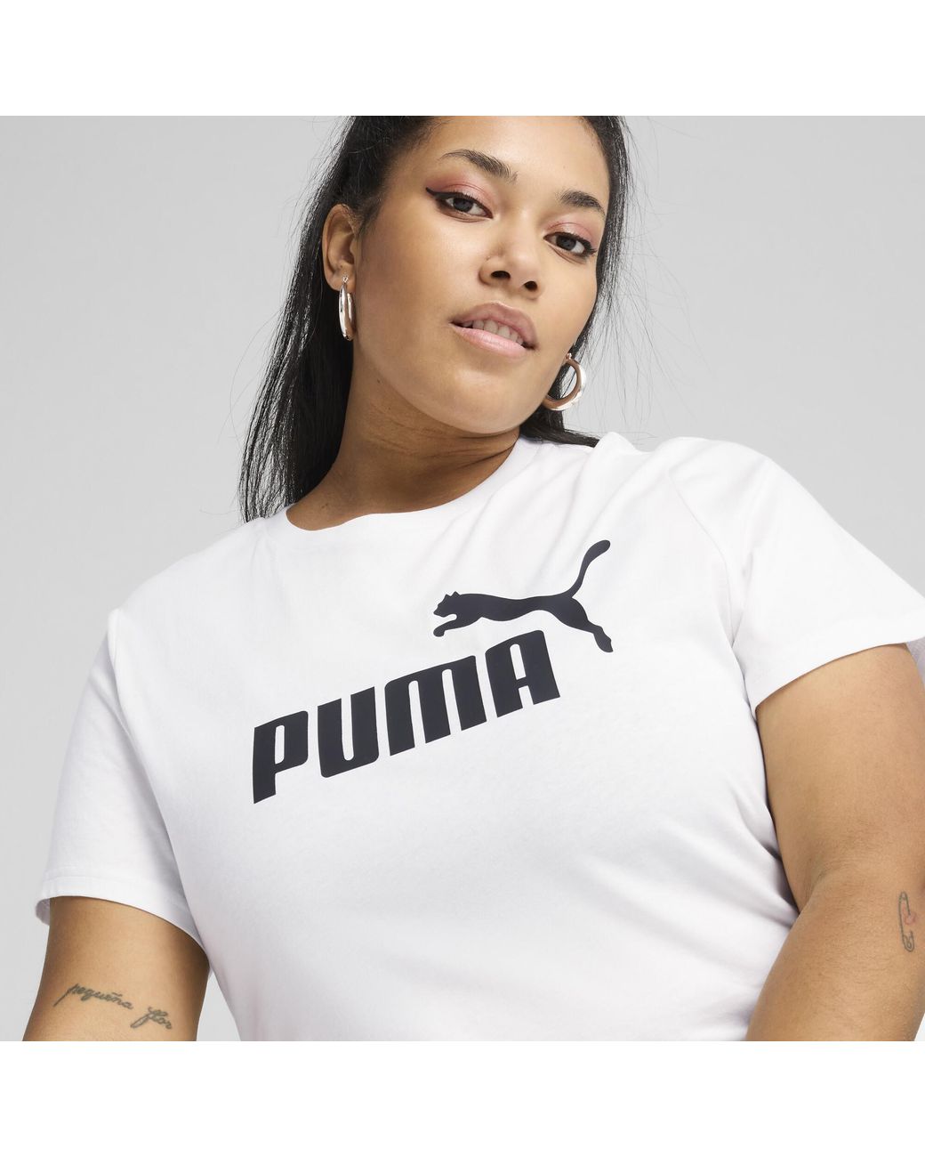 PUMA White Essentials No. 1 Logo T-Shirt