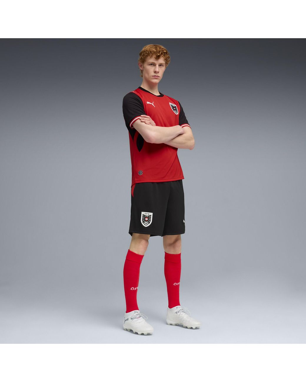 PUMA Black Austria Shorts Replica for men