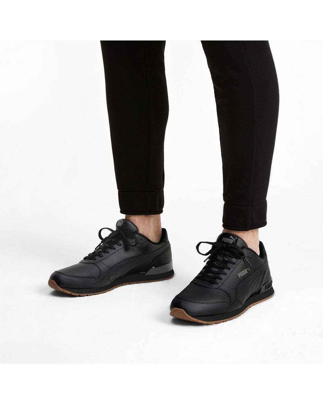 PUMA Adults' St Runner V2 Full L Sneakers in Black | Lyst