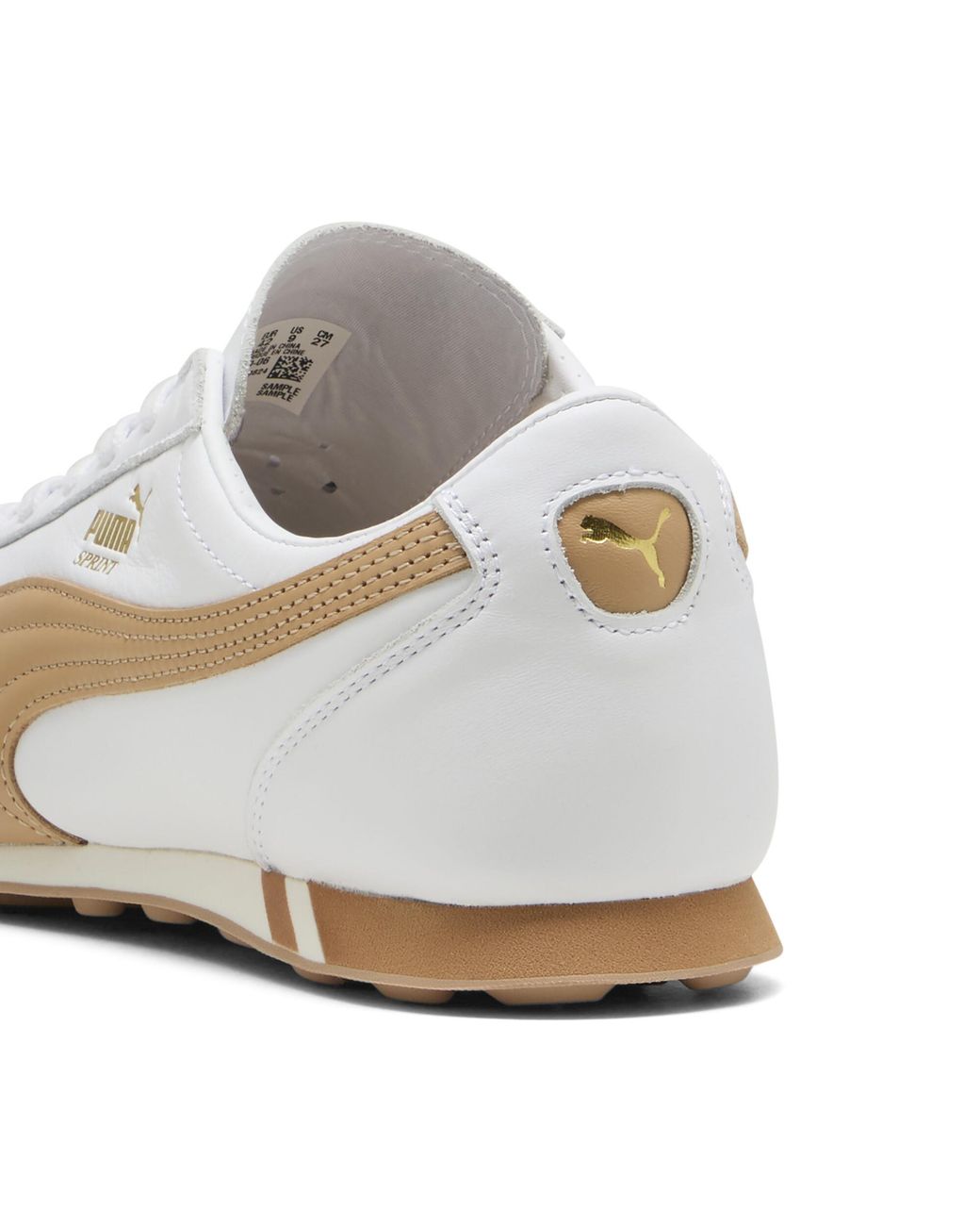 PUMA White Sprint Sneakers