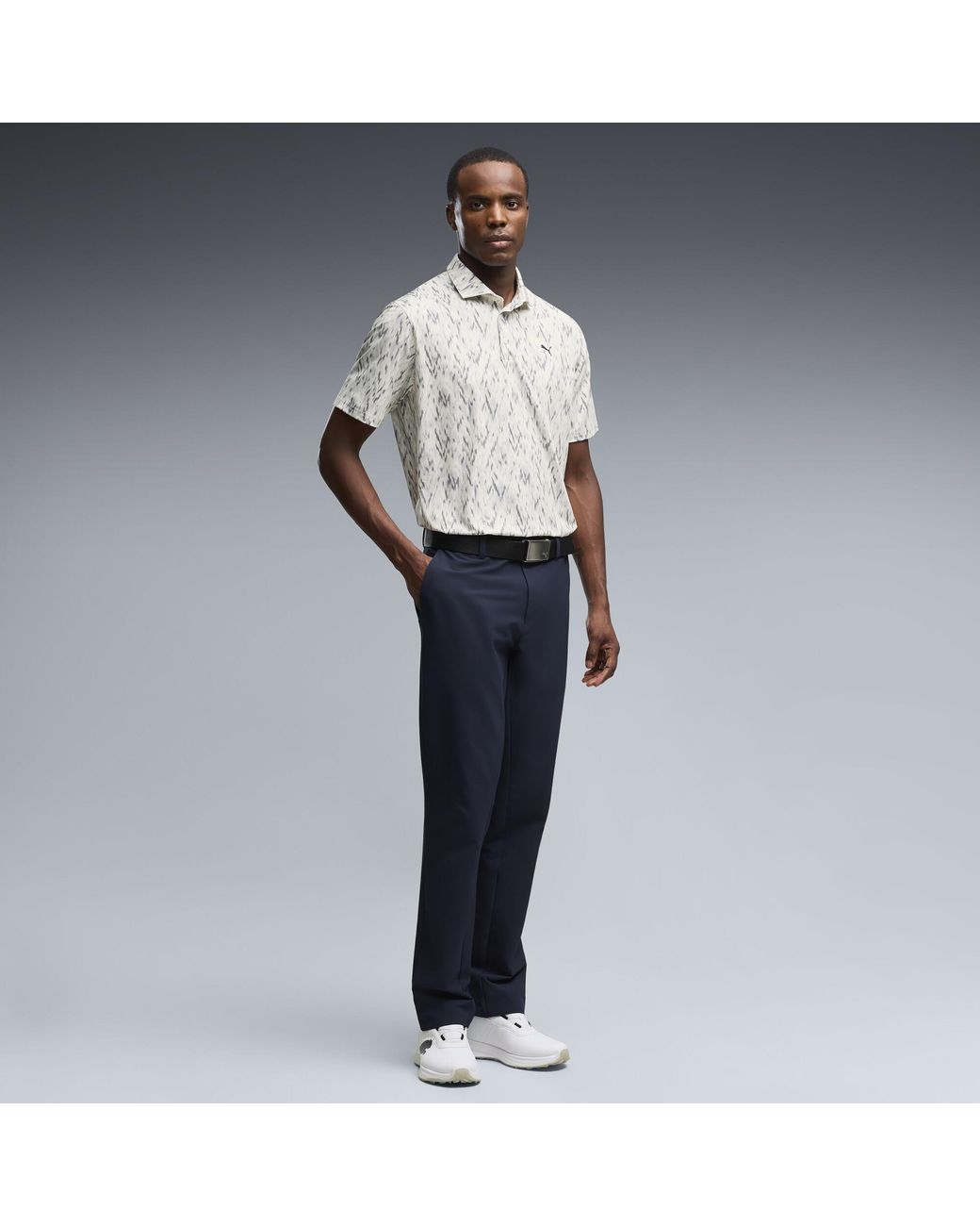 PUMA Gray Mattr Northern Lights Golf Polo for men