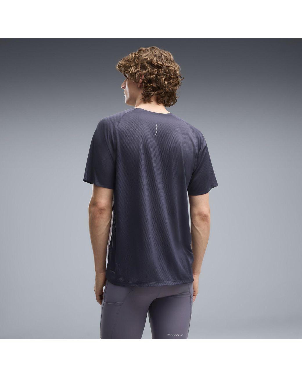 PUMA Blue Lightspeed Graphic Running T-Shirt for men