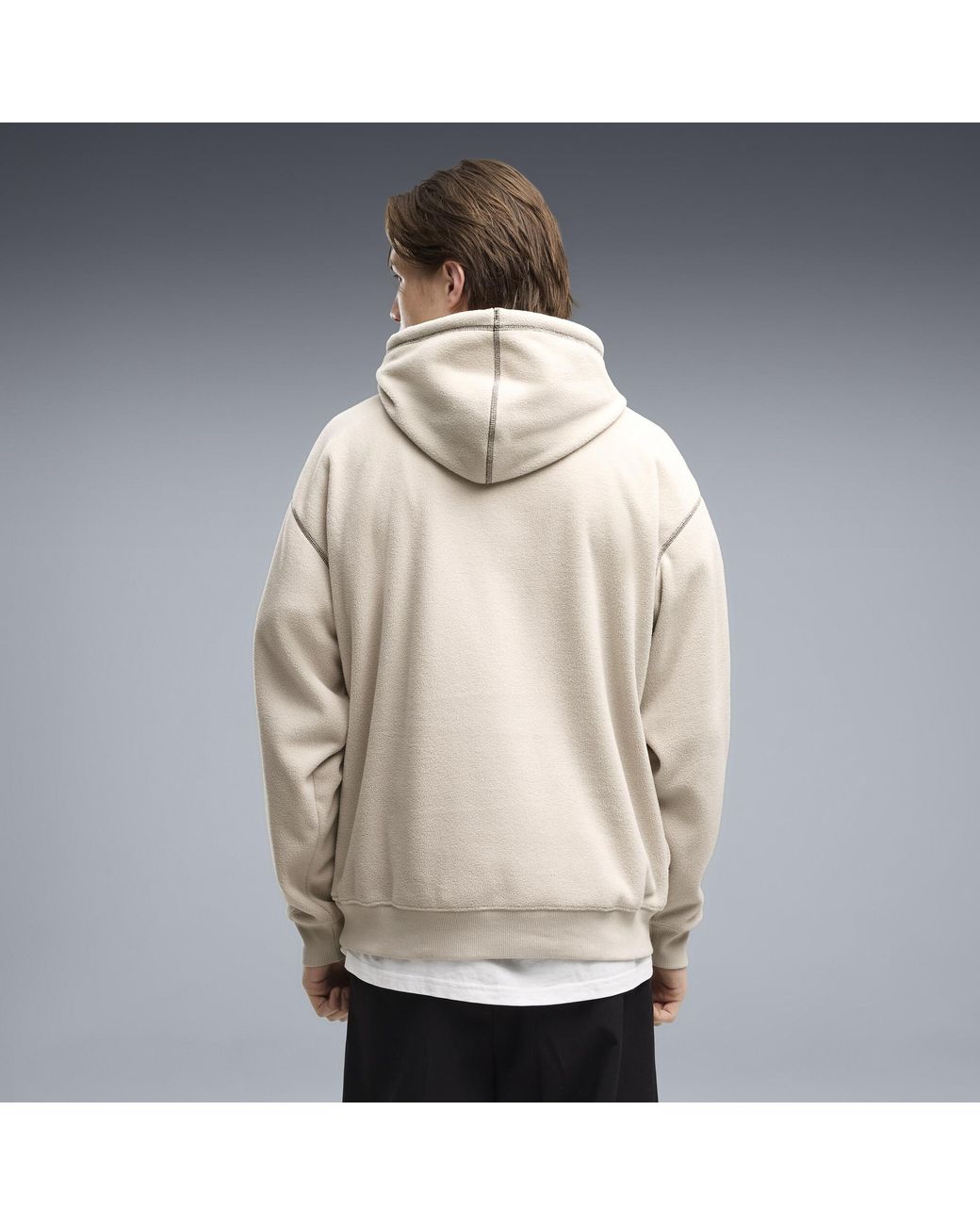 PUMA Essentials Elevated Relaxte Winterjas Voor Maat in het Natural voor heren