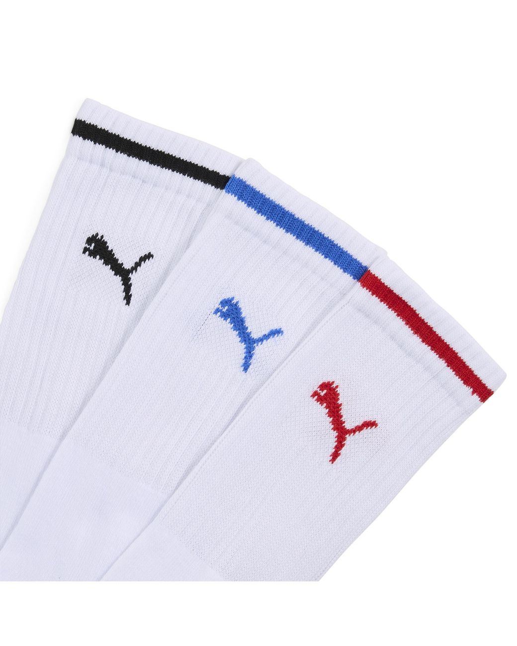 Sport Crew Socks, , Talla PUMA de color White