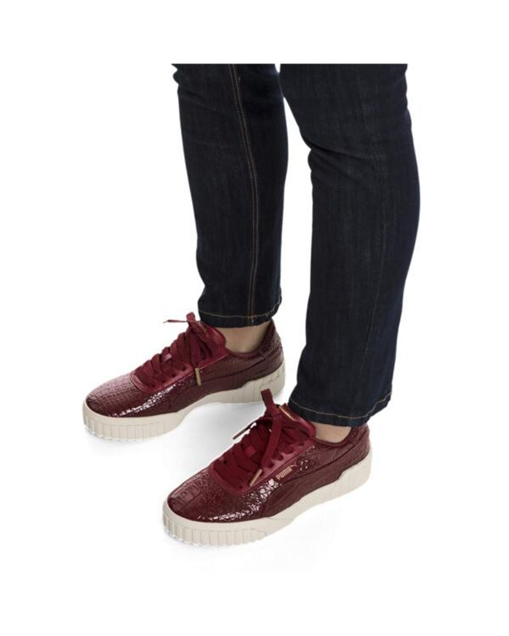PUMA Cali Croc Sneakers in Red Lyst