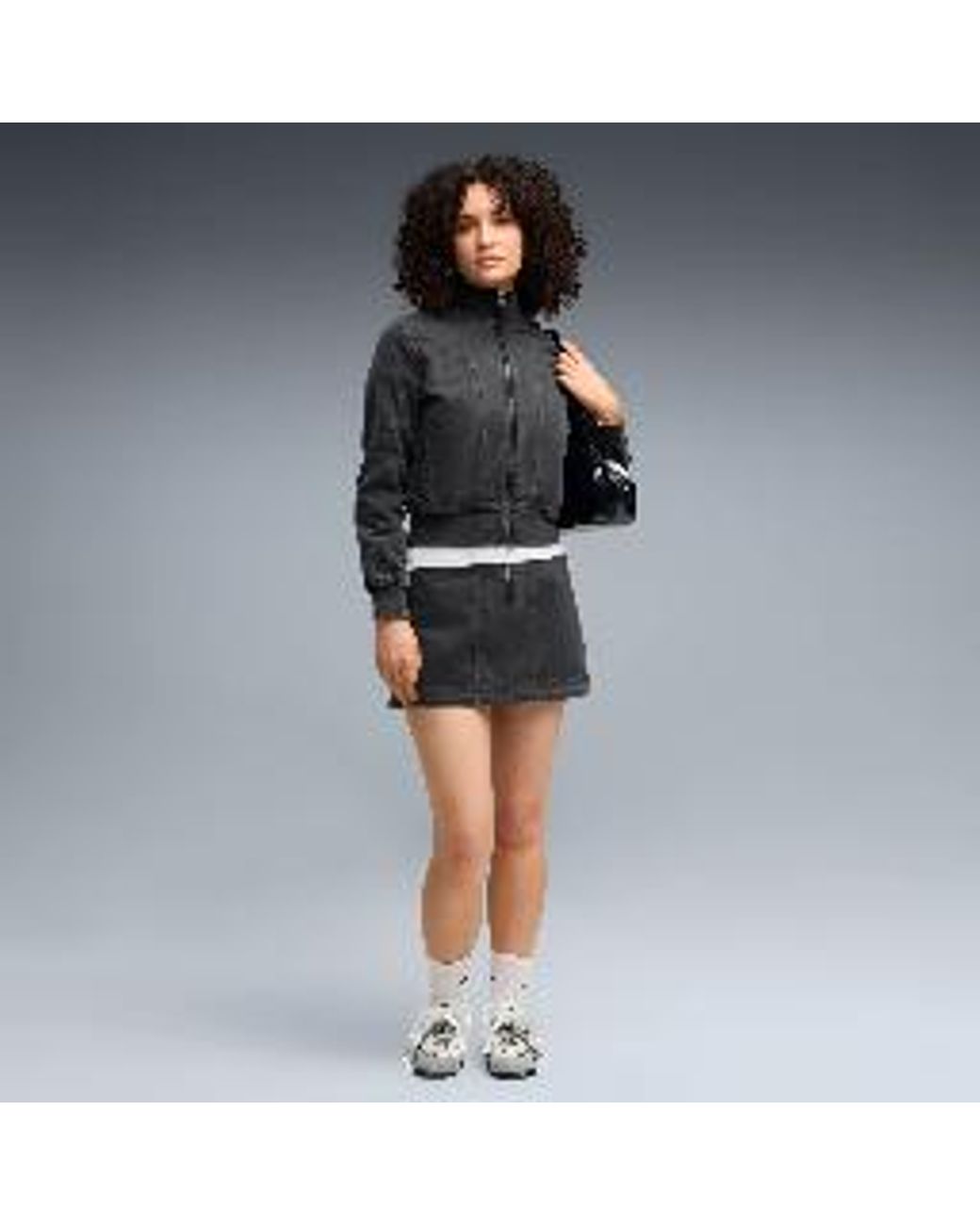PUMA Gray Future..Archive Washed Twill Skirt