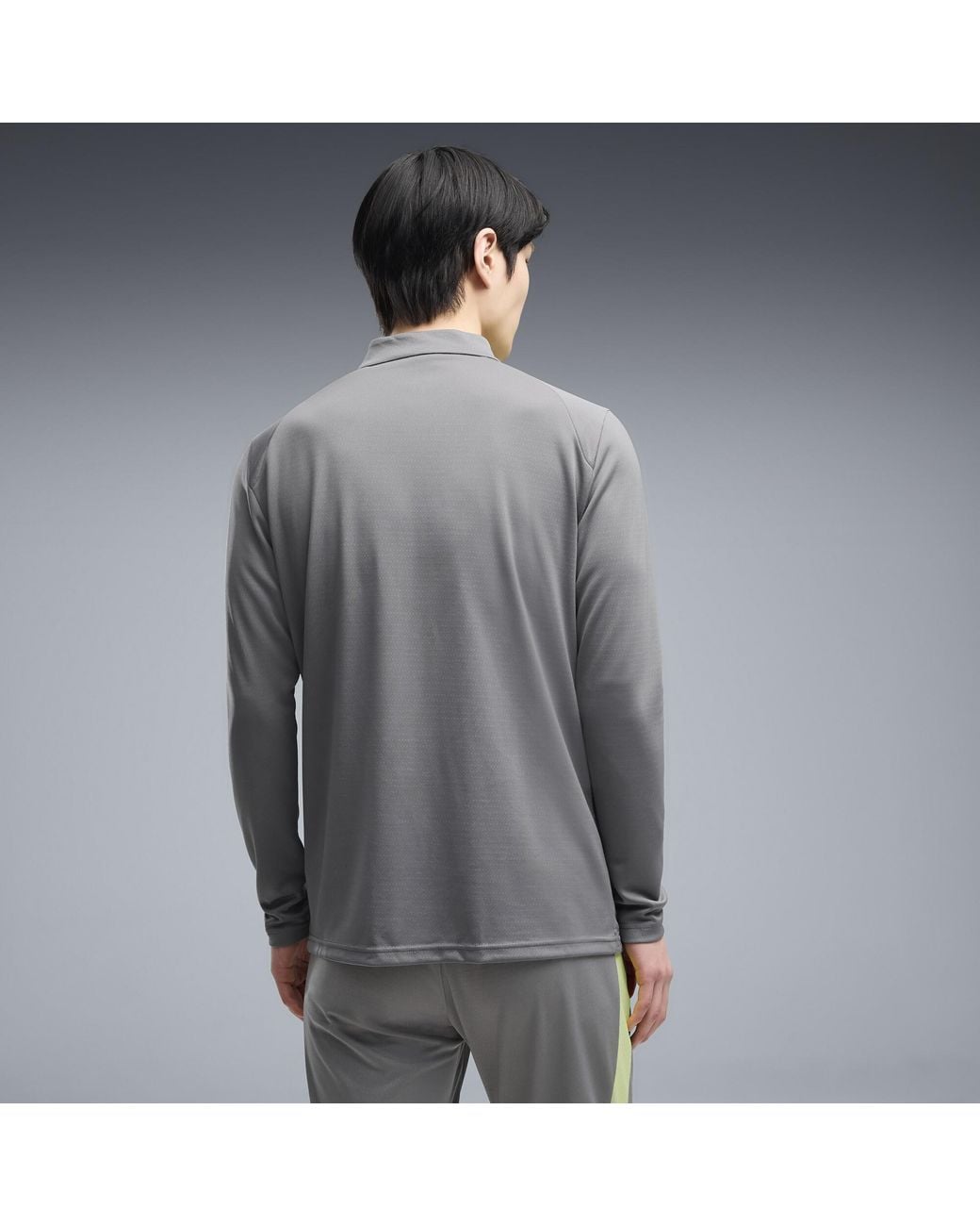 Maglia Da Training Con Zip Corta Borussia Dortmund Da Uomo, Accessori, Grigio di PUMA in Gray da Uomo