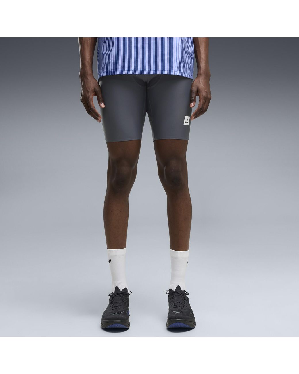 PUMA Gray X Saysky 9" Half Tights for men