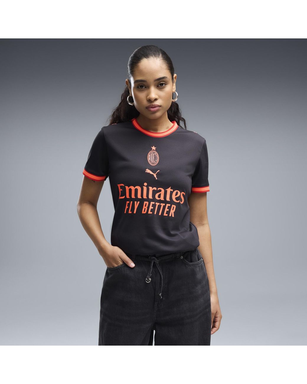 PUMA Black Ac Milan 26/27 Third Jersey