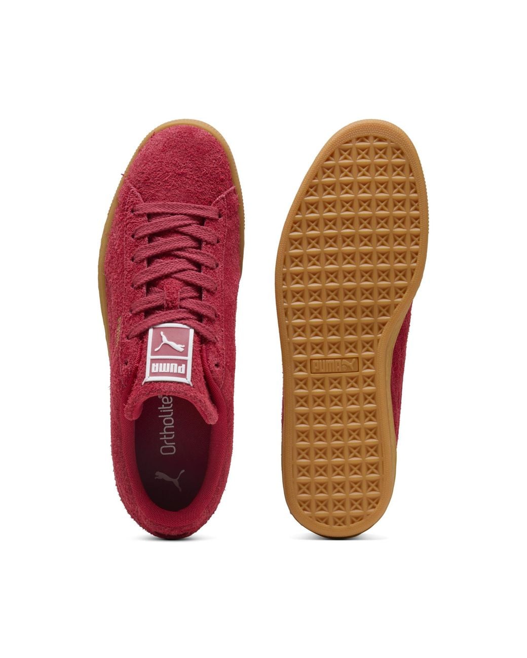 PUMA Red Suede Forever Sneakers