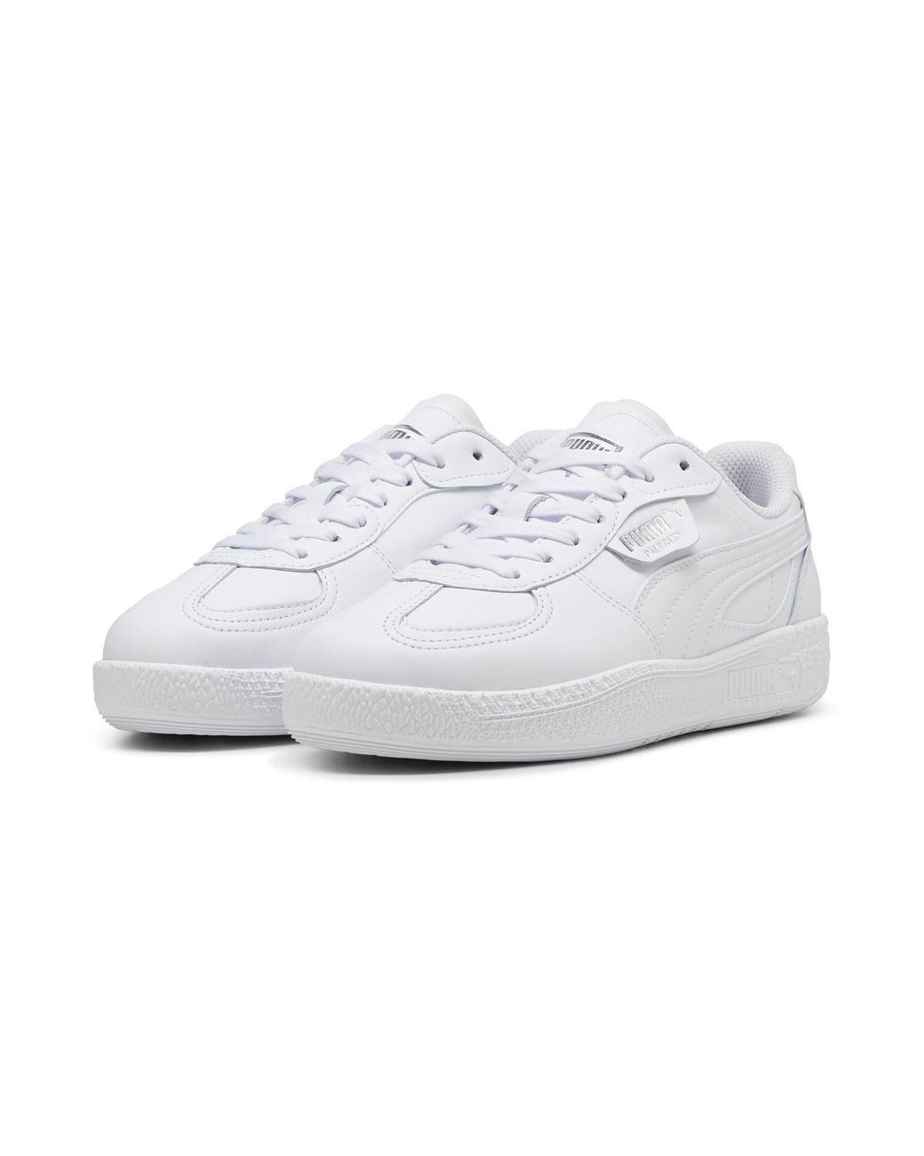 PUMA White Palermo Moda Leather Sneakers