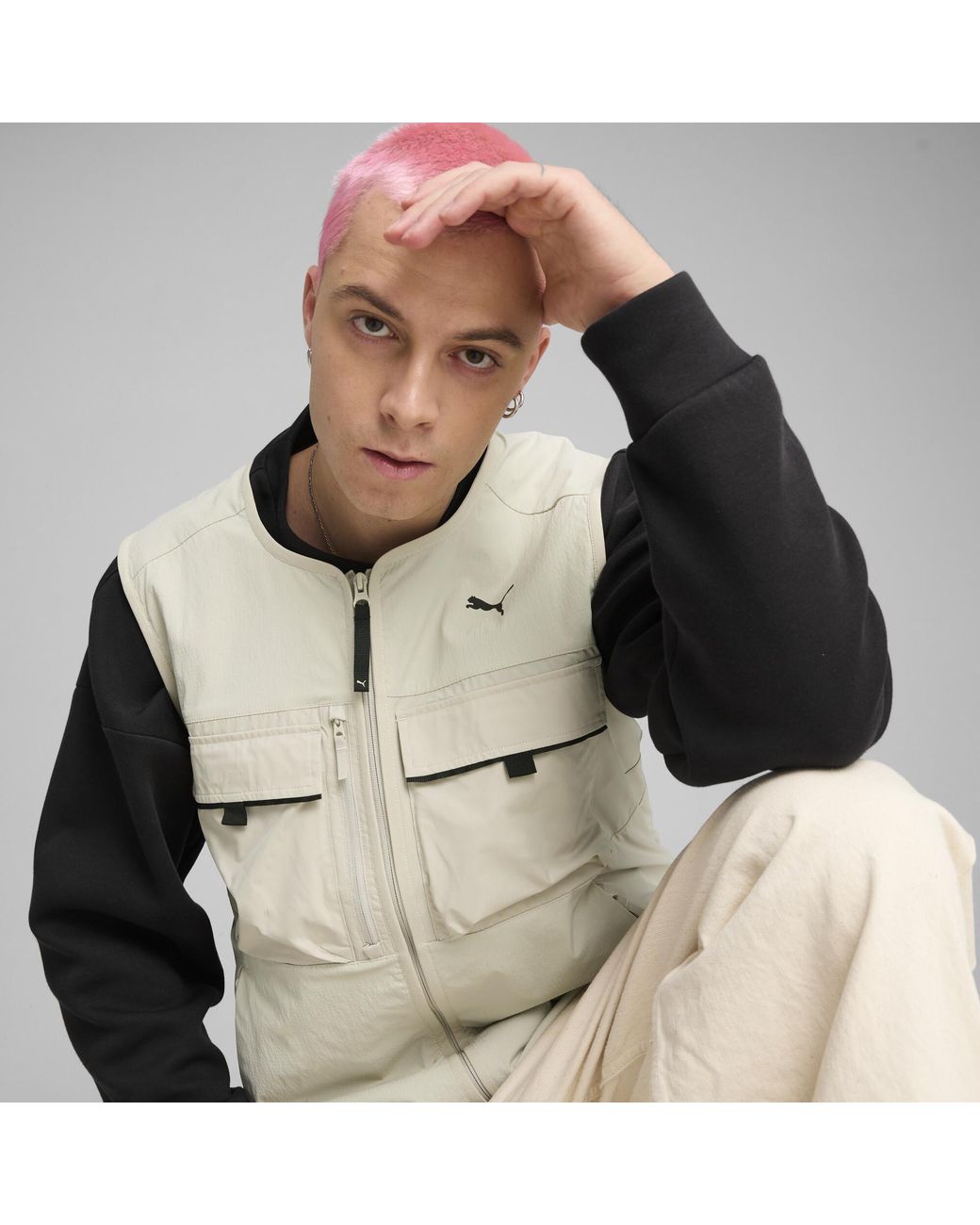 PUMA TECH Cargoweste in Natural für Herren