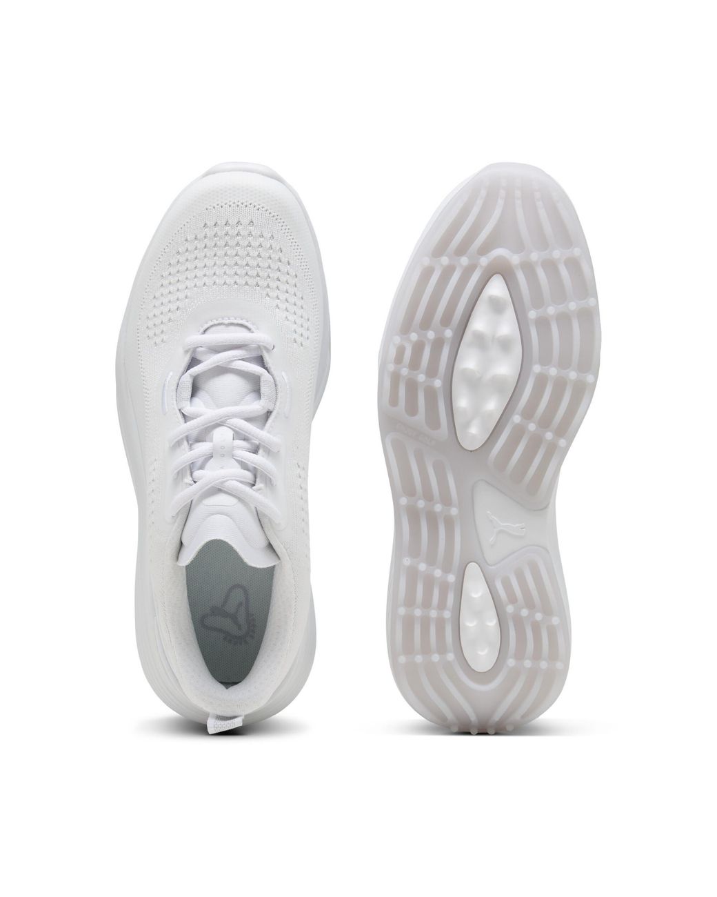 PUMA White Gruve Sport Golf Shoes