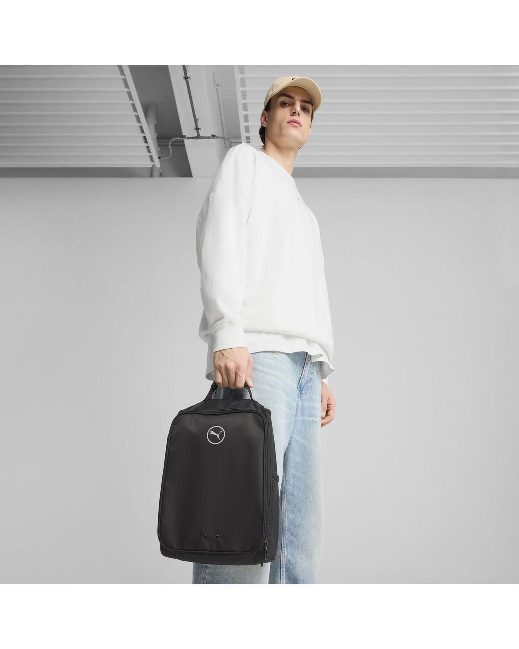 PUMA Black Golf Icon 35L Shoe Bag for men