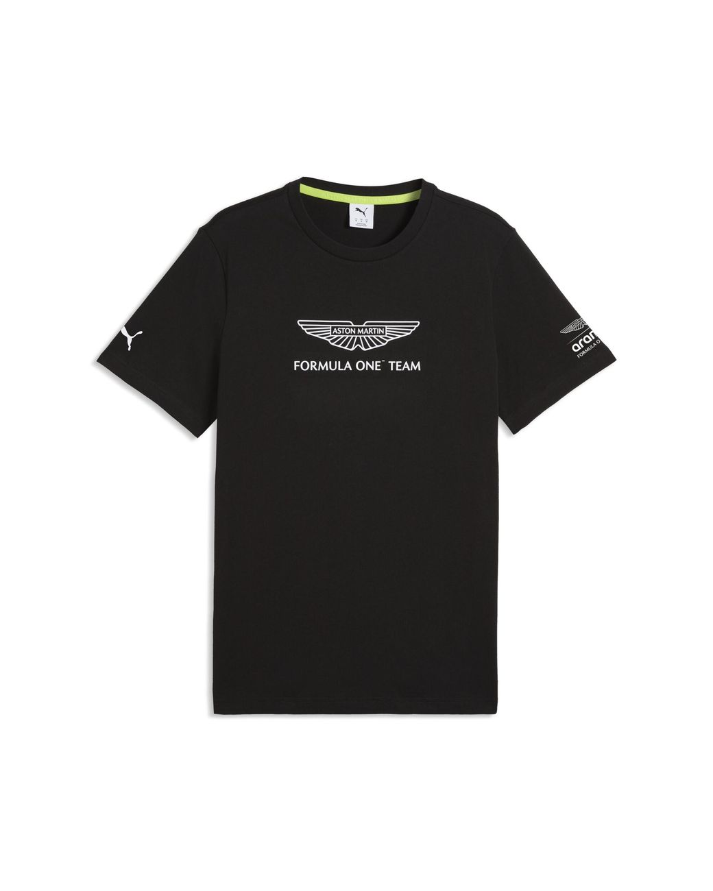 PUMA Black X Aston Martin Aramco F1 Team Essentials T-Shirt for men