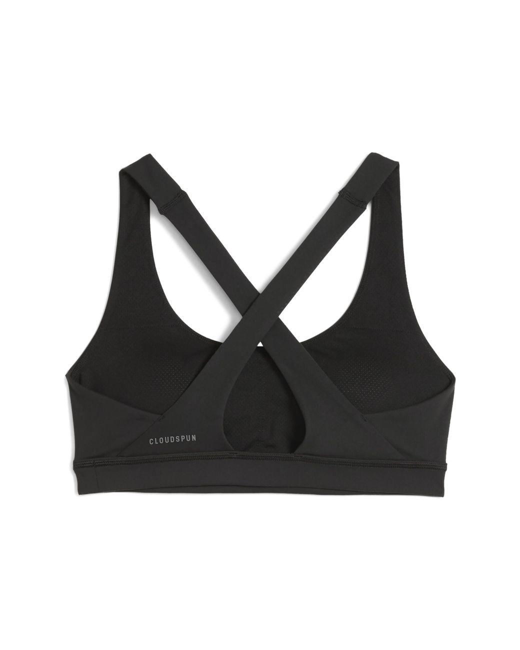 PUMA Black Cloudspun Ultra Soft Mid Impact Sports Bra